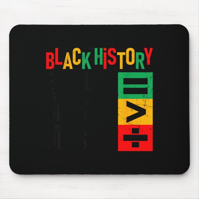 Equality Is Greater Than Division Black History Me Mousepad (Vorne)