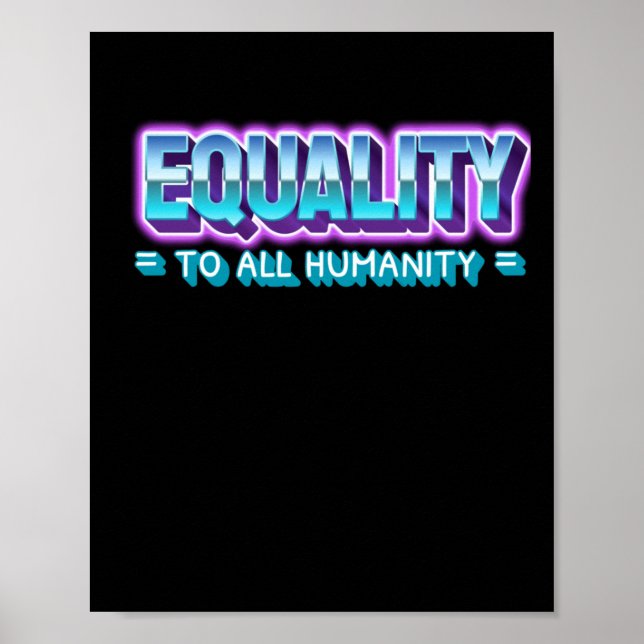 Equality Sticker Poster (Vorne)