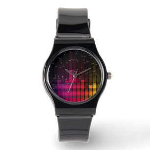 Equalizer Disco-Lichter Musiklautstärke Armbanduhr