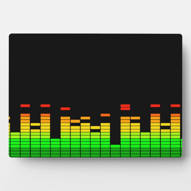 Equalizer Vibes von der Beat of DJ Music Black Fotoplatte (Vorderseite)