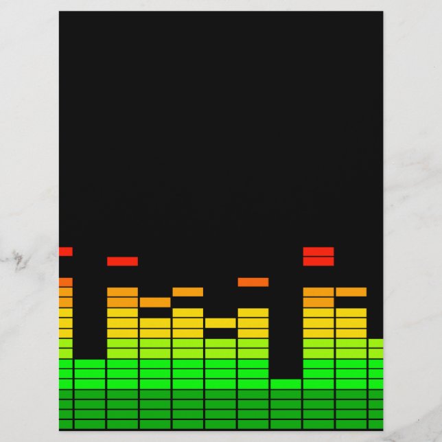 Equalizer Vibes von der Beat of DJ Music Dekoratio (Vorderseite)