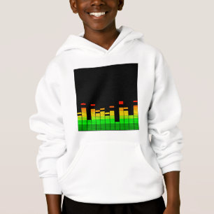 Equalizer Vibes von der Beat of DJ Music Dekoratio Hoodie
