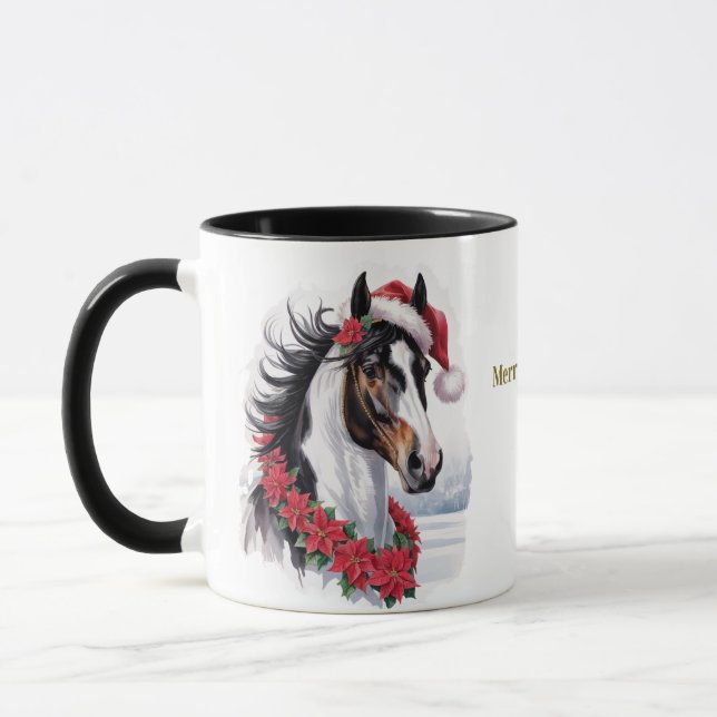 Equestrian Christmas Coffee Mug Tasse (Links)