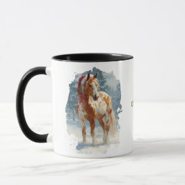 Equestrian Christmas Coffee Mug Tasse