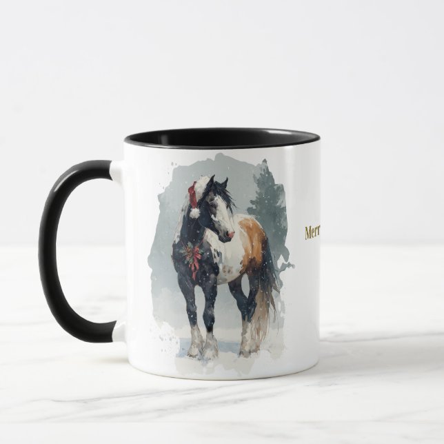 Equestrian Christmas Coffee Mug Tasse (Links)
