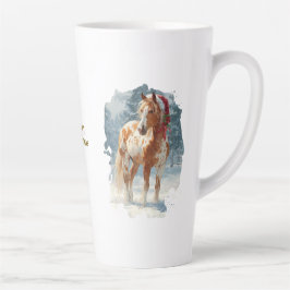 Equestrian Christmas Latte Mug Milchtasse