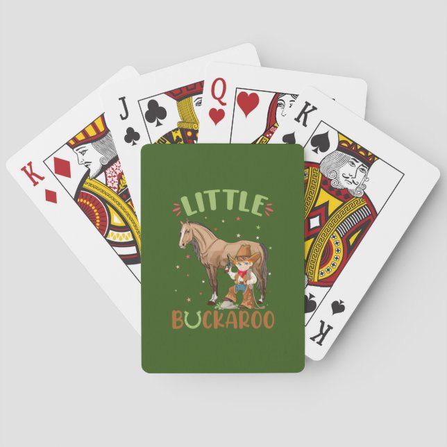 Equestrian Gift | Little Buckaroo Spielkarten (Rückseite)