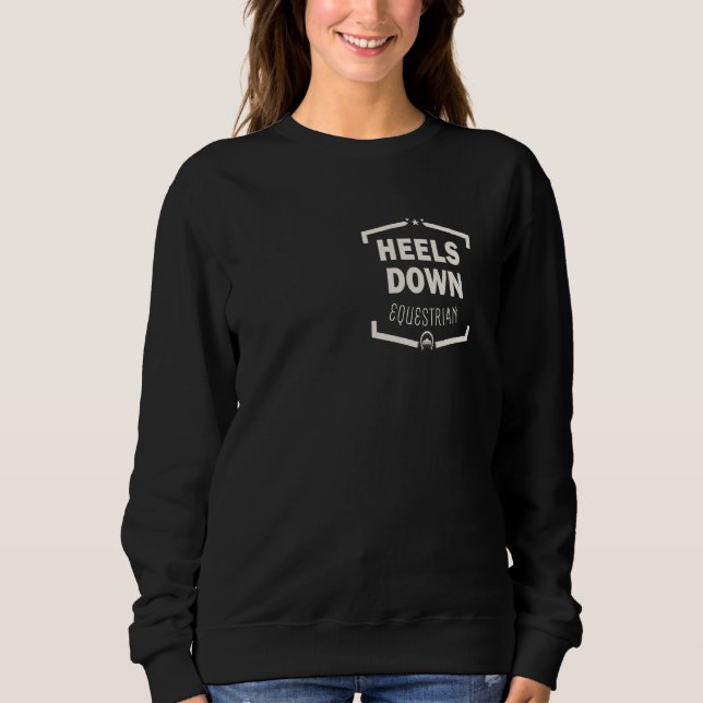 Equestrian horse  cowgirl rodeo sweatshirt (Vorderseite)