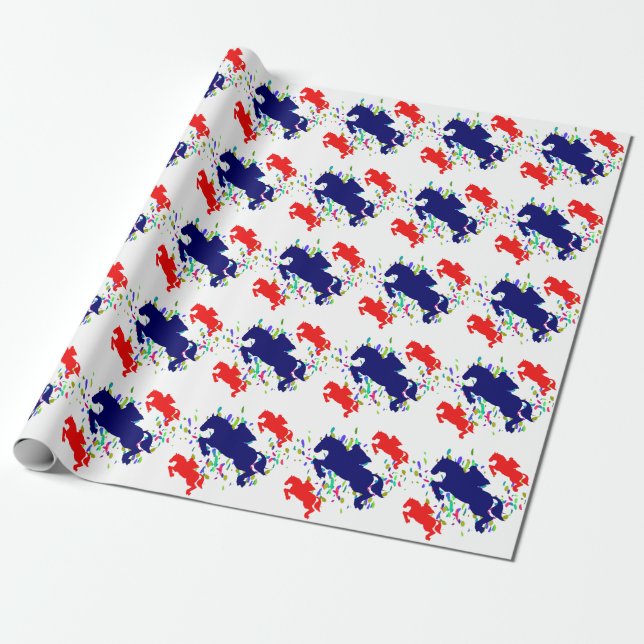 EQUESTRIAN INCIPIO GESCHENKPAPIER (Ungerollt)