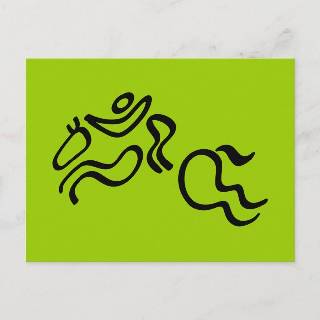 Equestrian Jumping Postkarte (Vorderseite)