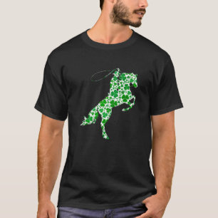 Equestrian Lover St Patricks Day Ball Kleeblatt Bo T-Shirt