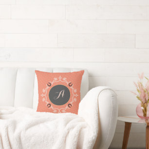 Equestrian Monogram Kissen