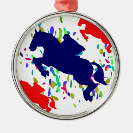EQUESTRIAN SILBERNES ORNAMENT