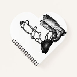 Equestrian Spiral Notebook Unlined Sketchbook  Notizbuch