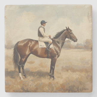 Equestrian steinuntersetzer