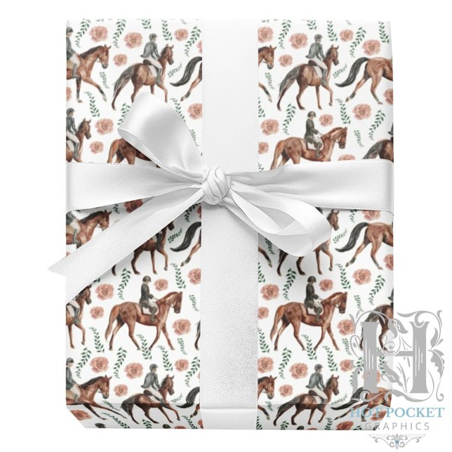 Equestrian Wrapping Paper Geschenkpapier (Von Creator hochgeladen)