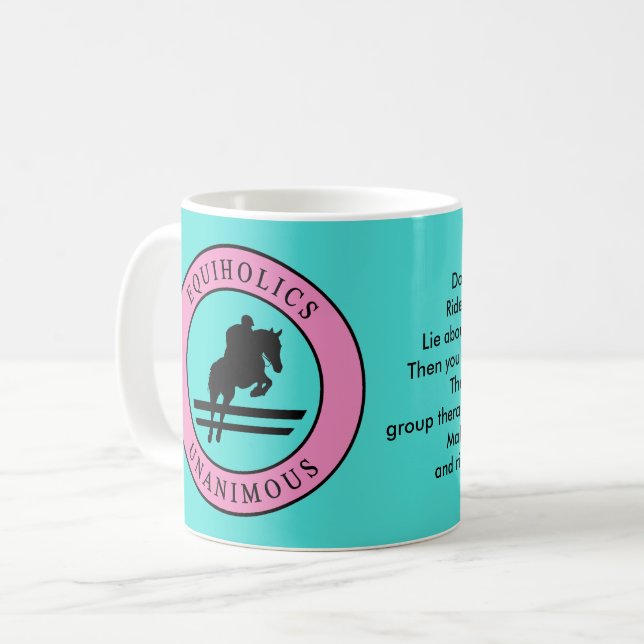Equiholics Unanimous Hunter Jumper Tasse (Vorderseite Links)