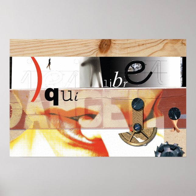 Equilibre : Gefahr ! Poster (Vorne)