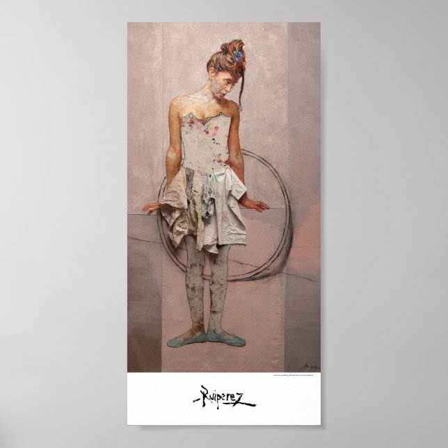 "Equilibrista Con Aro", von Ruiperez Poster (Vorne)