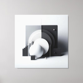 Equilibrium of Silent Geometry Leinwanddruck