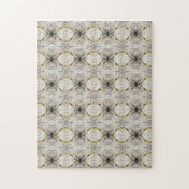 Equine abstrakte geometrische Kunst Puzzle (Vertikal)