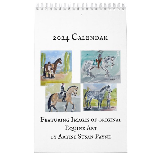 Equine Art S. Payne Single Page Calendar Kalender (Titelbild)