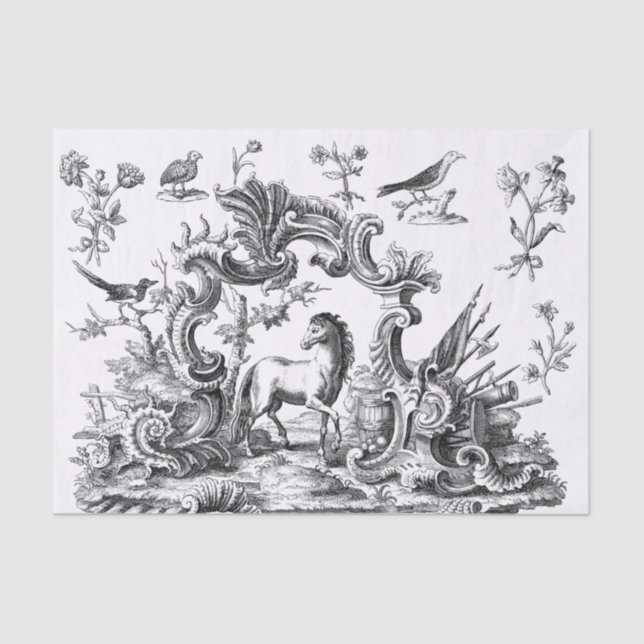 Equine Paradise Decoupage Seidenpapier (Vorderseite)
