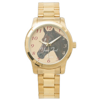 Equine Picture of Chestnut Mare Horse Armbanduhr