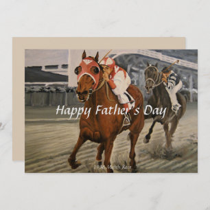 Equine Thoroughbred gewinnt Big Race