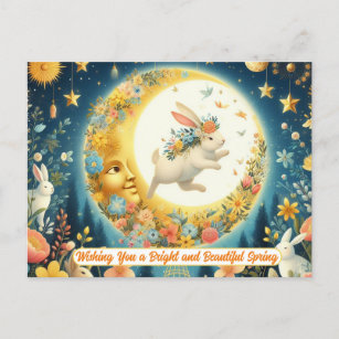 Equinox Euphoria Bright und schöner Frühling Postkarte