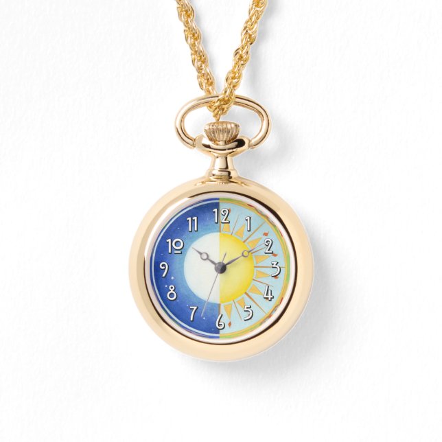 Equinox Sonne / Mond Armbanduhr (Vorderseite)