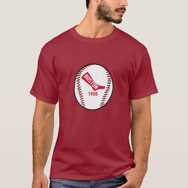 Equipo de Beisbol De Boston Vintage T-Shirt (Vorderseite)