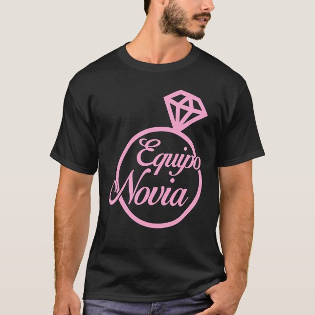 Equipo Novia Del Las Mujeres Dama De Honor Fiesta T-Shirt (Vorderseite)
