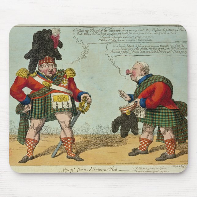 Equipt für einen Nordbesuch, 1822 Mousepad (Vorne)