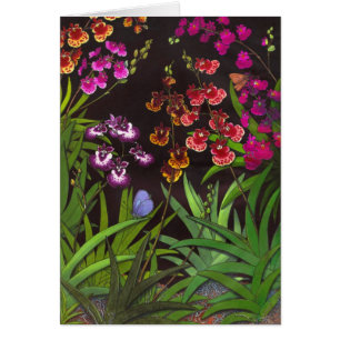 Equitant Oncidium Tolumnia Orchideen-Karte