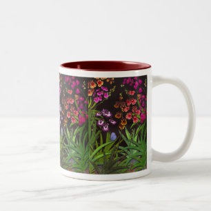Equitant Oncidium Tolumnia Orchideen-Tasse Zweifarbige Tasse