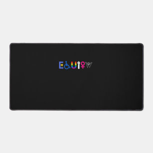 _EQUITY_ Equal Rights LGBTQ Alliges Unity Pride Fe Schreibtischunterlage