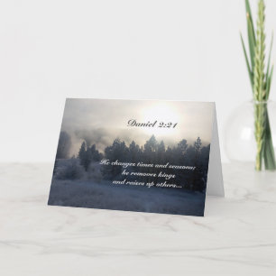 Er ändert die Zeiten und Jahreszeiten, Daniel 2:21 Karte