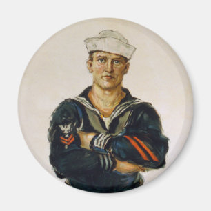 Er Behalte die Welt sicher für die Demokratie Magnet