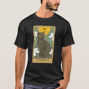 Er Beschützer Arot Schwarze Katze Mystische Arot K T-Shirt