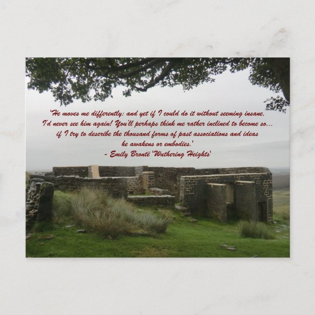 Er bewegt mich anders - Wutherings Postkarte (Vorderseite)