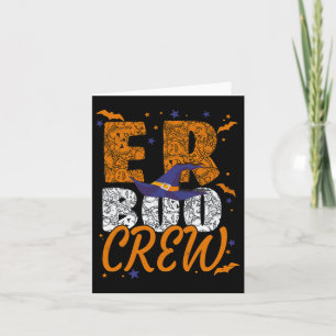 Er Boo Crew Halloween Er Tech Notfalltechniker Karte