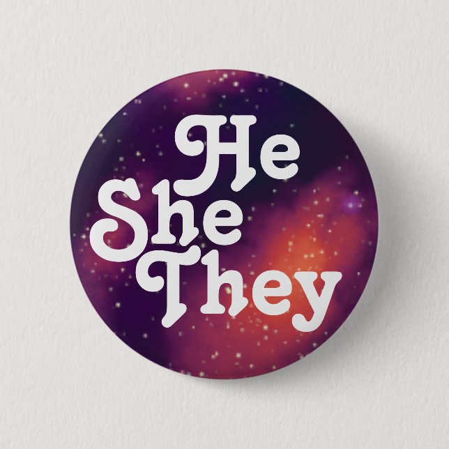 Er bzw. sie/sie anpassen die Galaxy Pronoun Button (Vorderseite)