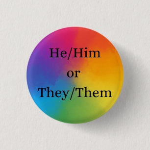 Er/Er oder sie/sie Pronoun-Taste Button