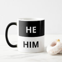 Er/er Pronos Black & White Morphing Tasse
