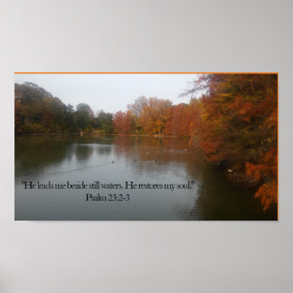 Er führt mich neben Stil Waters Poster