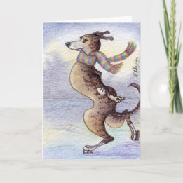 Er genoss den Wind durch seine Ohren Karte