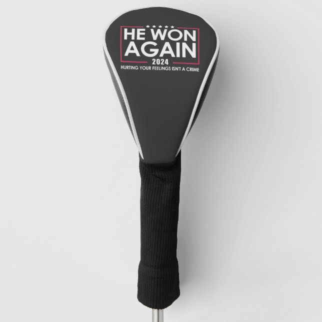 Er gewann 2024 wieder Trump Inaguration 2025 Golf Headcover (Vorderseite)