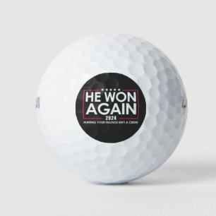 Er gewann 2024 wieder Trump Inaguration 2025 Golfball