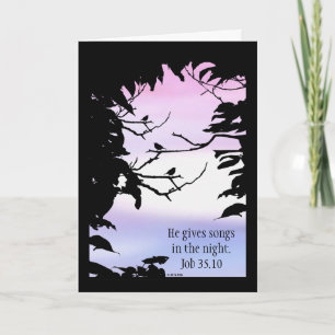 Er gibt Lieder in der Nacht - erhalten Sie wohle Karte